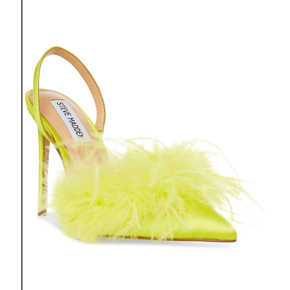 STEVE MADDEN Alexis Lime Pumps Size 10 NEW - Picture 1 of 7